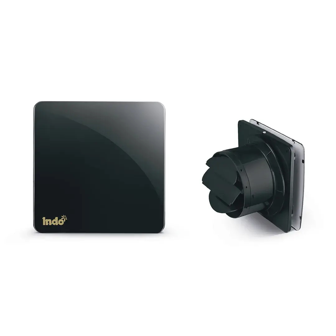 Square Axial Fans with louvers