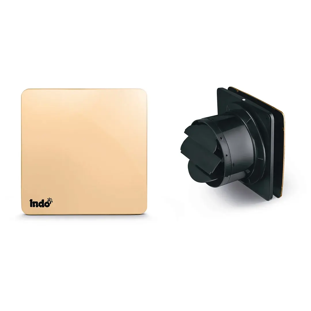 Square Metallic Axial Fans with louvers